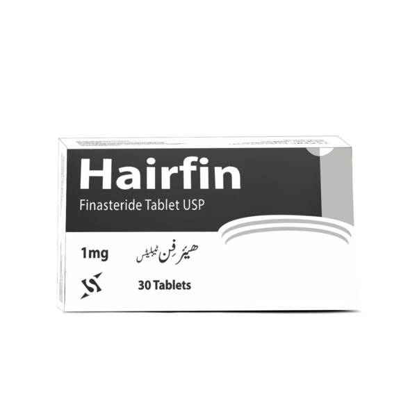 Finasteride DHT Blocker - Hairfin Hair Growth Supplements Clinically Tested Hair Treatment for hair loss and Thin hair (30 Tablets x 1mg)