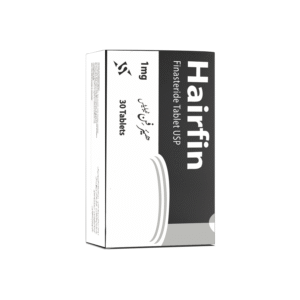 Finasteride DHT Blocker - Hairfin Hair Growth Supplements Clinically Tested Hair Treatment for hair loss and Thin hair (30 Tablets x 1mg)