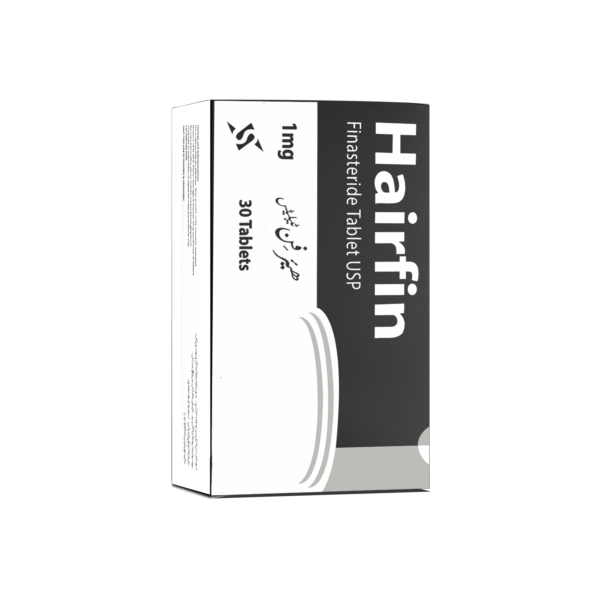 Finasteride DHT Blocker - Hairfin Hair Growth Supplements Clinically Tested Hair Treatment for hair loss and Thin hair (30 Tablets x 1mg)